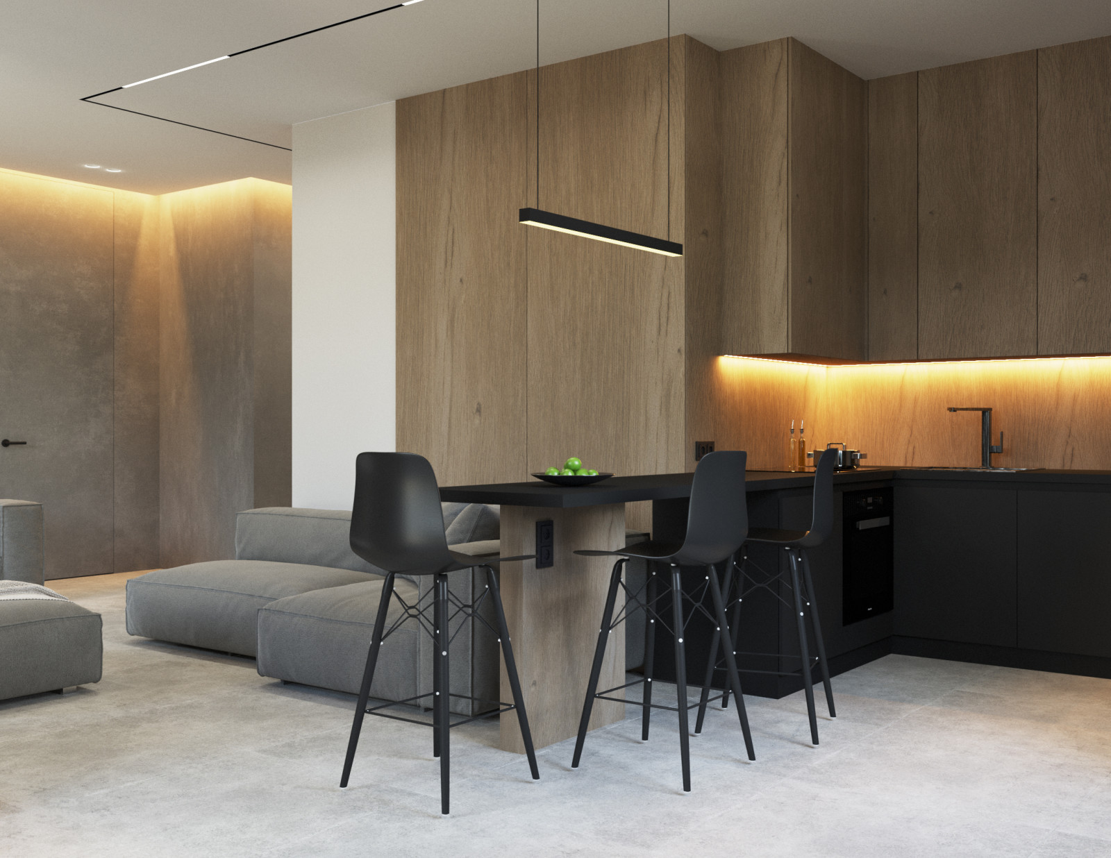 Лофт для молодой семьи