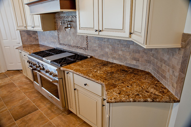 Chocolate Bordeaux Granite Traditional Kitchen Dc Metro By