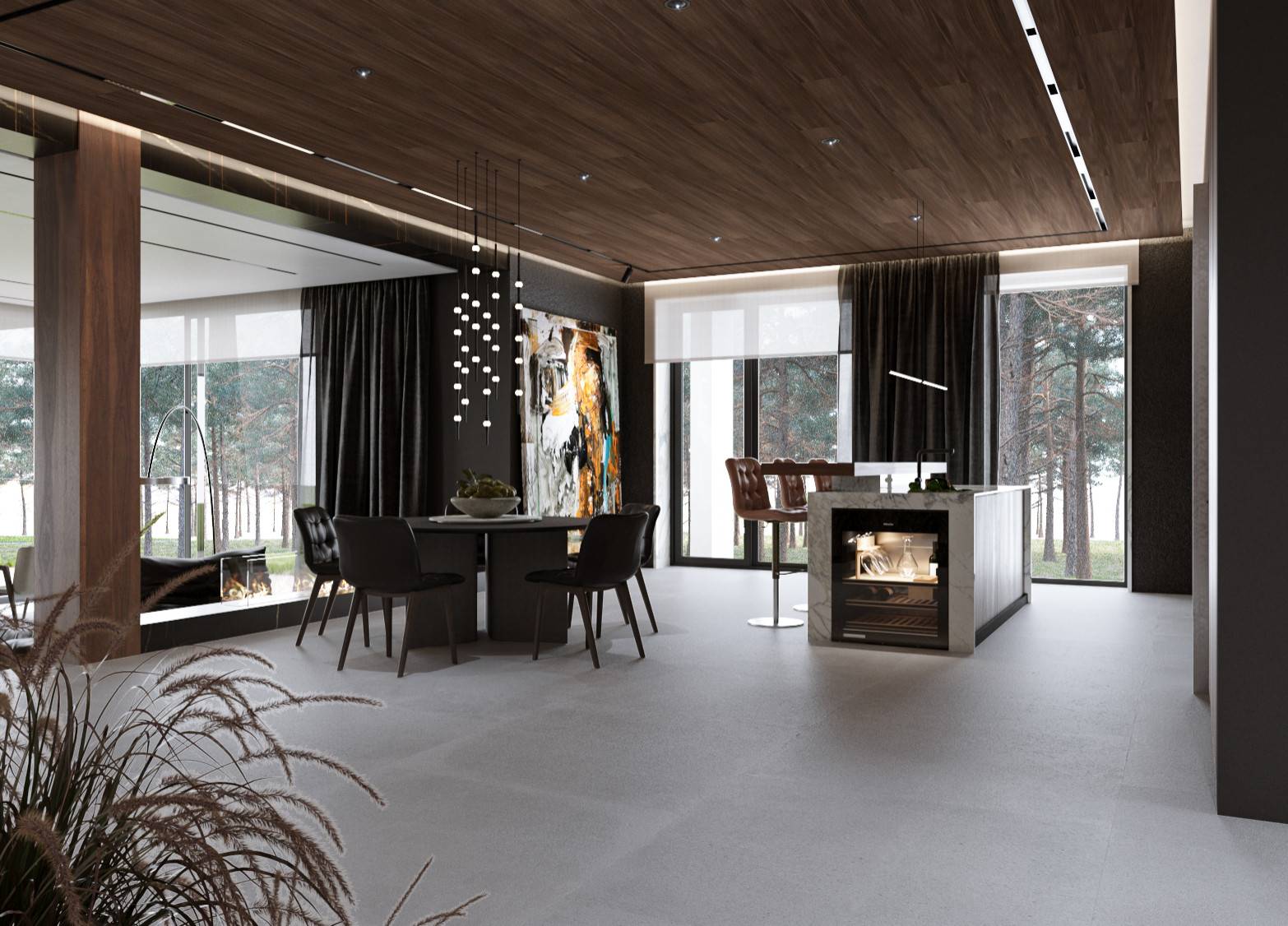 Private house interior Stoyanka