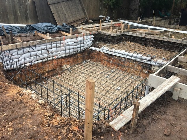 Pool taking shape transitional