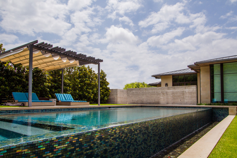 Minimalist pool photo in Dallas