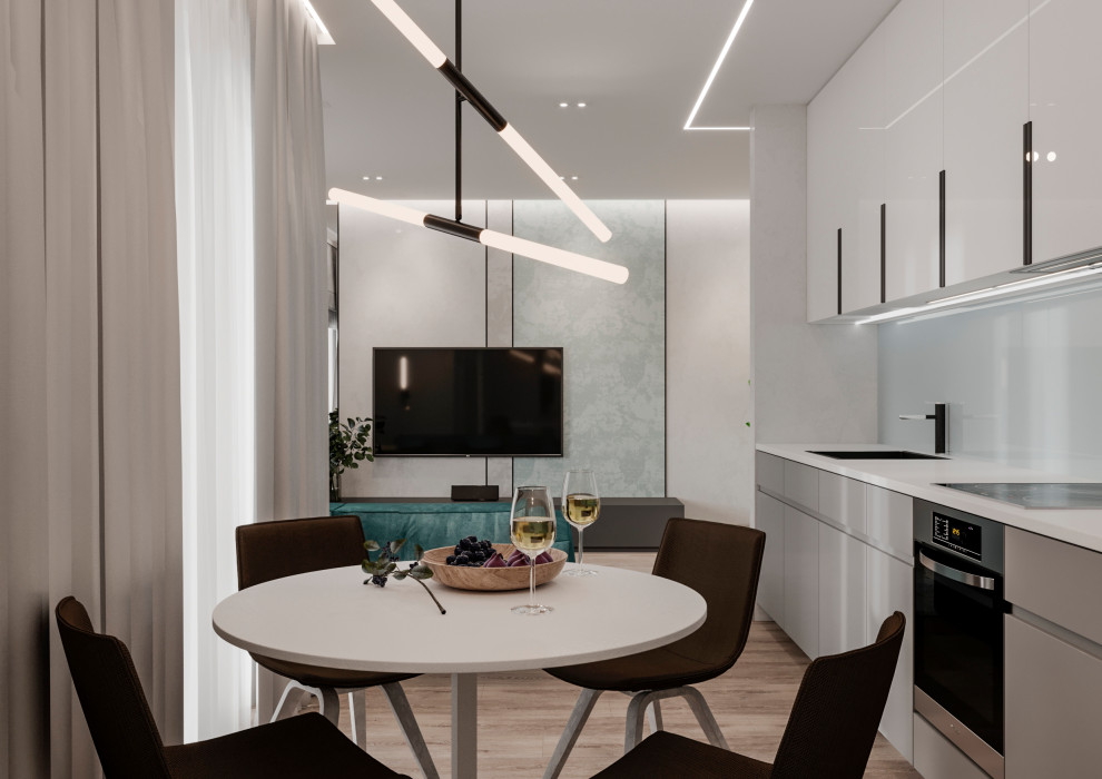 Кухня-гостиная для молодого человека