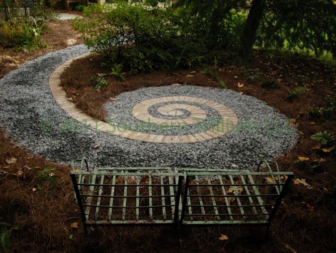 Inspiration for an eclectic garden in Atlanta.