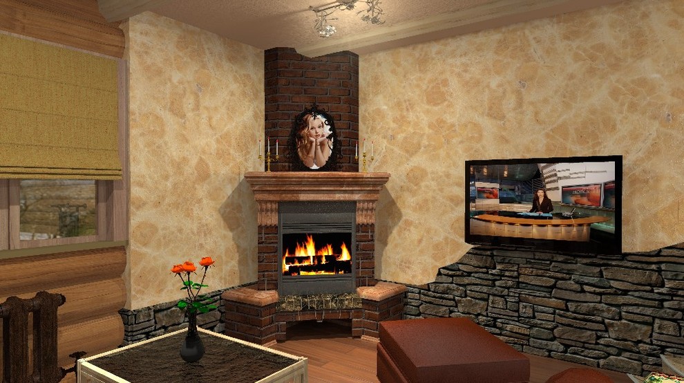 Дизайн интерьера деревянного дома