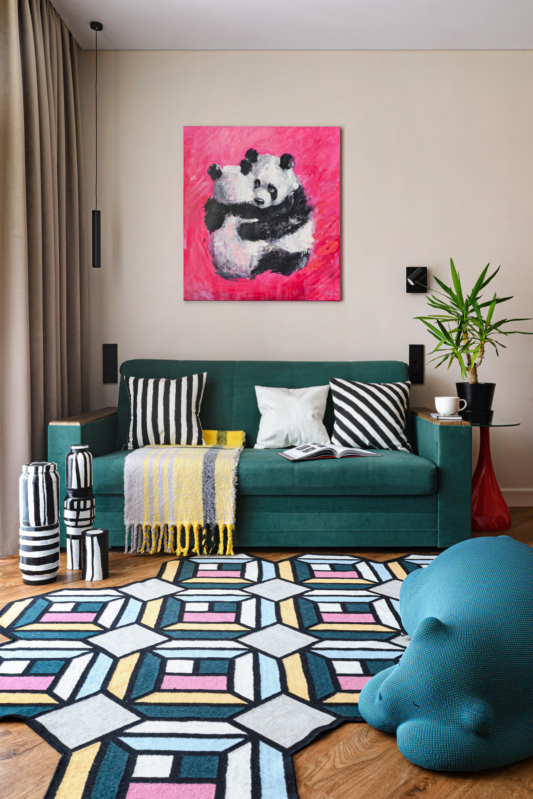 Яркая квартира-студия