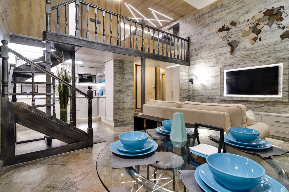 Двухэтажная студия