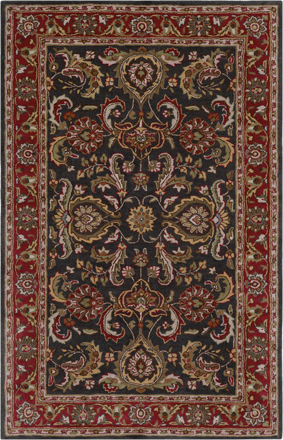 Somerdale Handmade Traditional Persian 6' x 9' Area Rug 