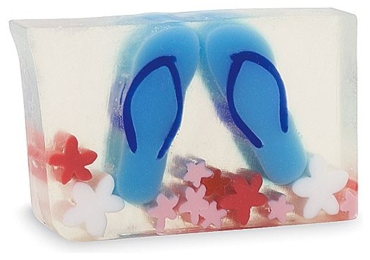 Flip Flops Shrinkwrap Soap Bar