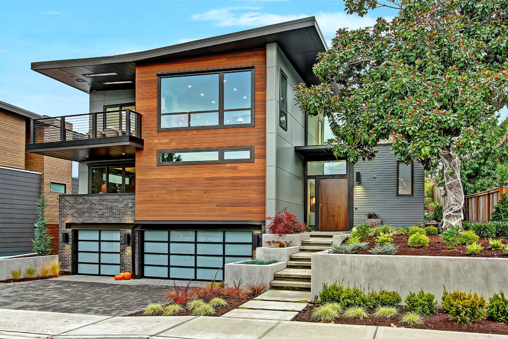 Trendy home design photo in Seattle