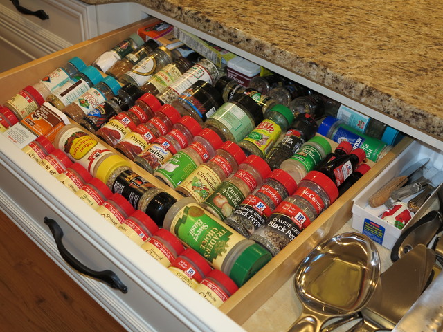 Spice Drawer - Traditional - Kitchen - bridgeport - by Showcase Kitchens