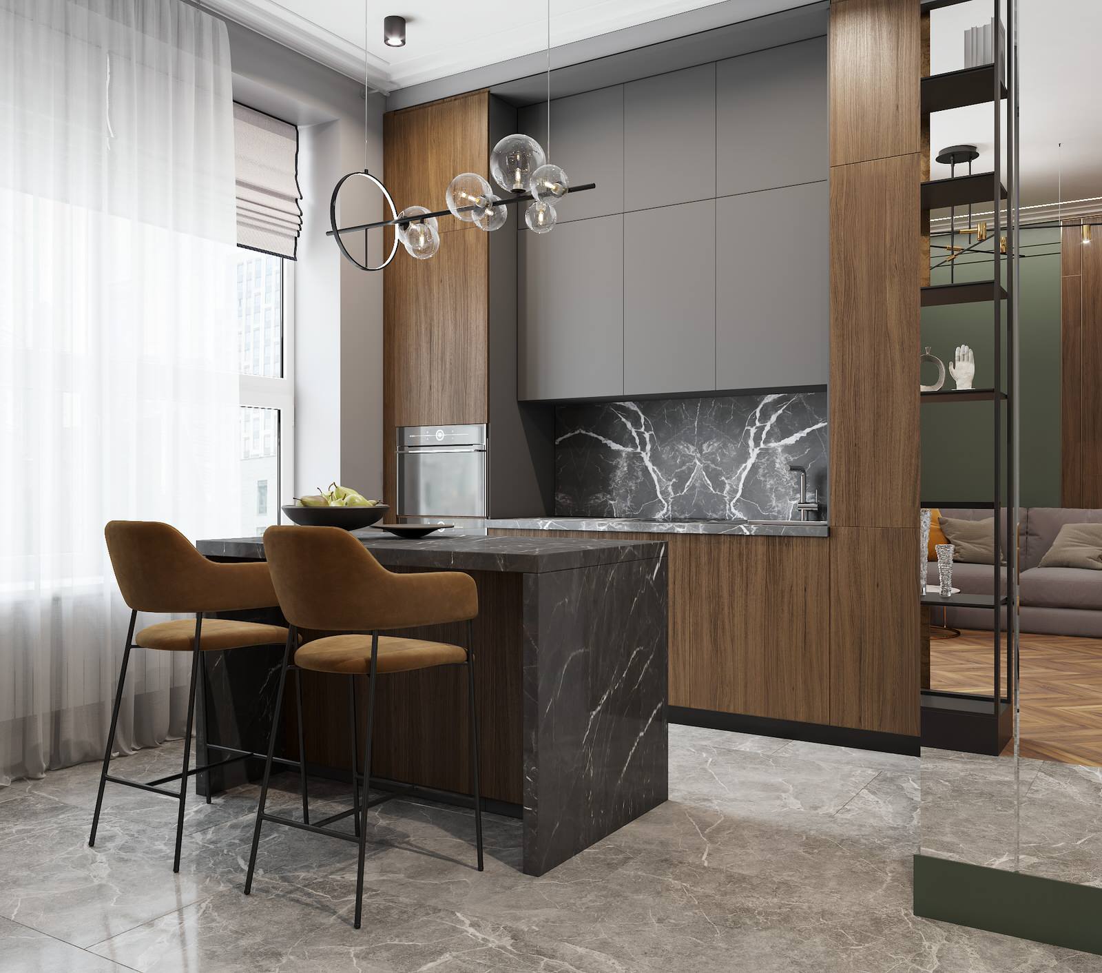 ЖК Ситипарк = однокомнатная квартира. Лофт и декор