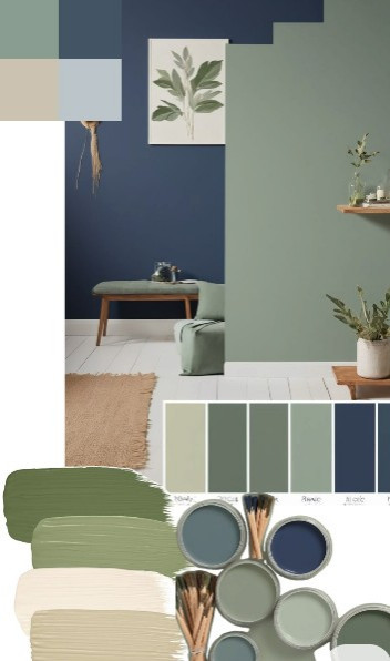 vert et bleu harmonie couleur tendance déco