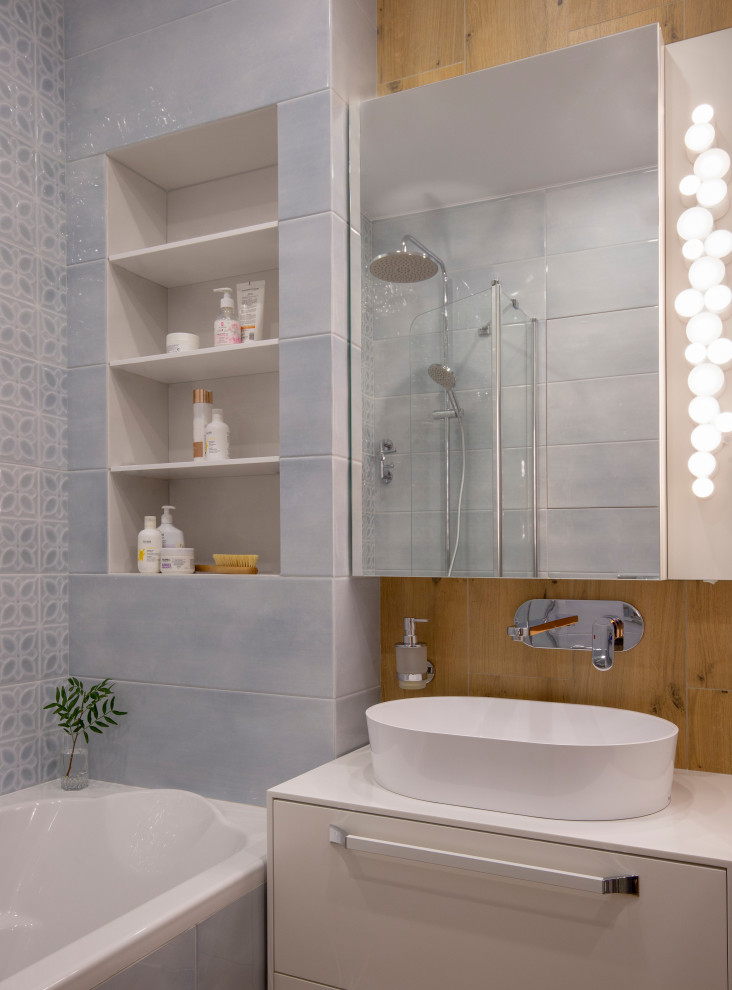 Проект 3-х комнатной квартиры "Лесная Рапсодия". Ванна.