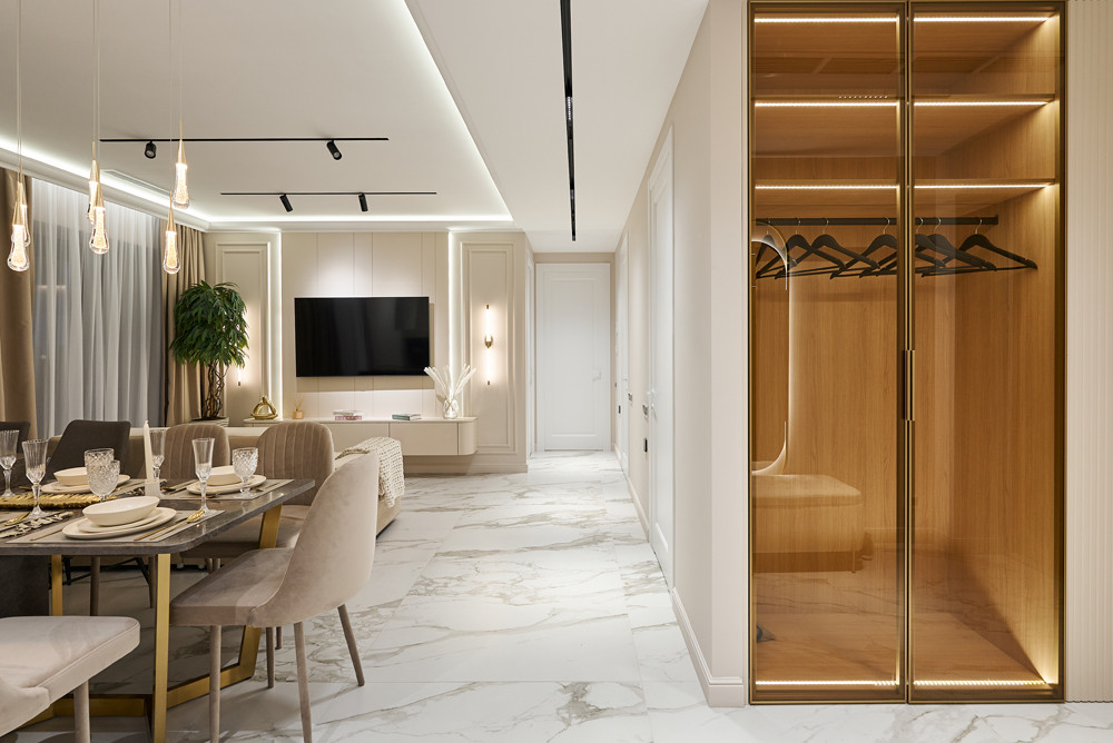 Евро 4-комнатная квартира 130 кв/м с террасой в ЖК «D1»