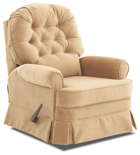Ferdinand Rocking Reclining Chair Transitional Recliner Chairs by