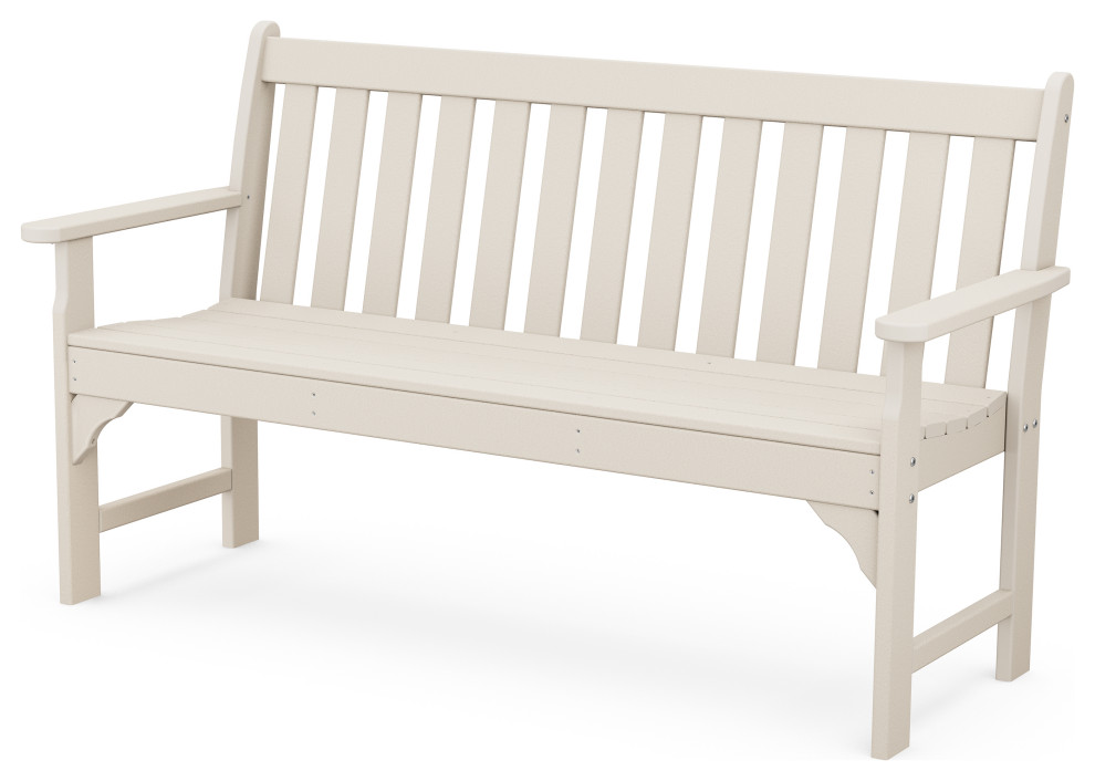Polywood Vineyard 60" Bench Transitional Outdoor Benches by