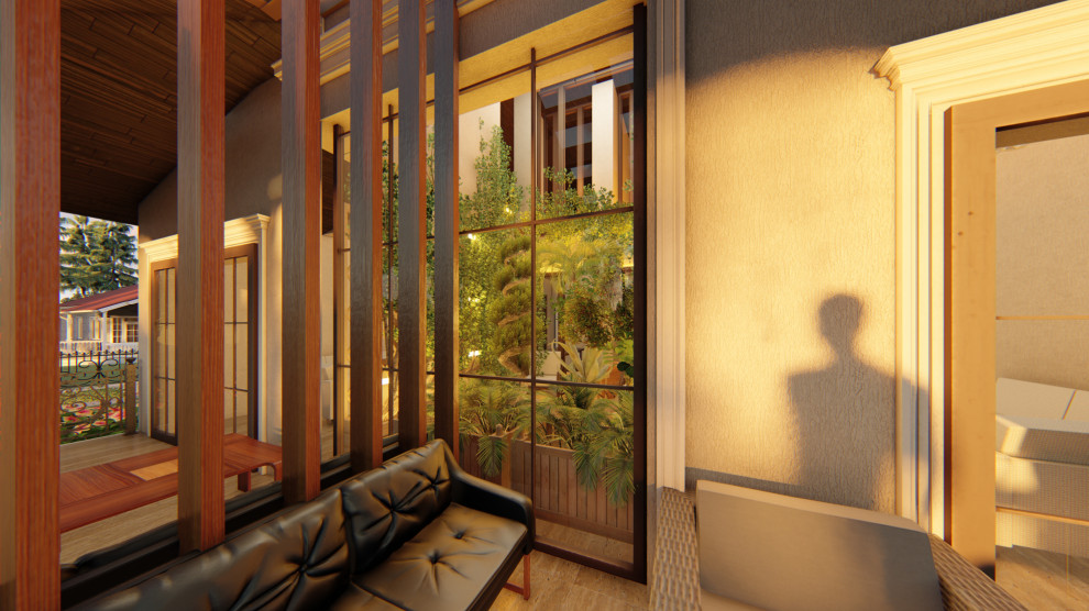 ДОМ-УСАДЬБА НА 2 СЕМЬИ + МАСТЕРСКАЯ (В1)