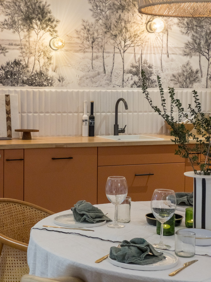 Montfort l'Amaury : une cuisine sur-mesure tout en contraste