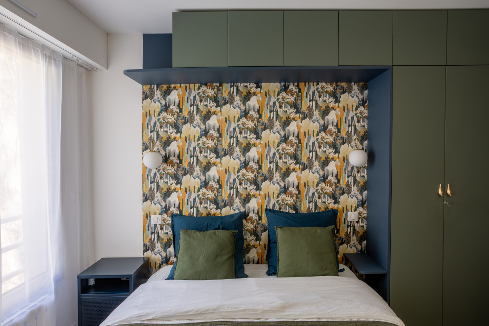 Réalisation d'une chambre bohème.