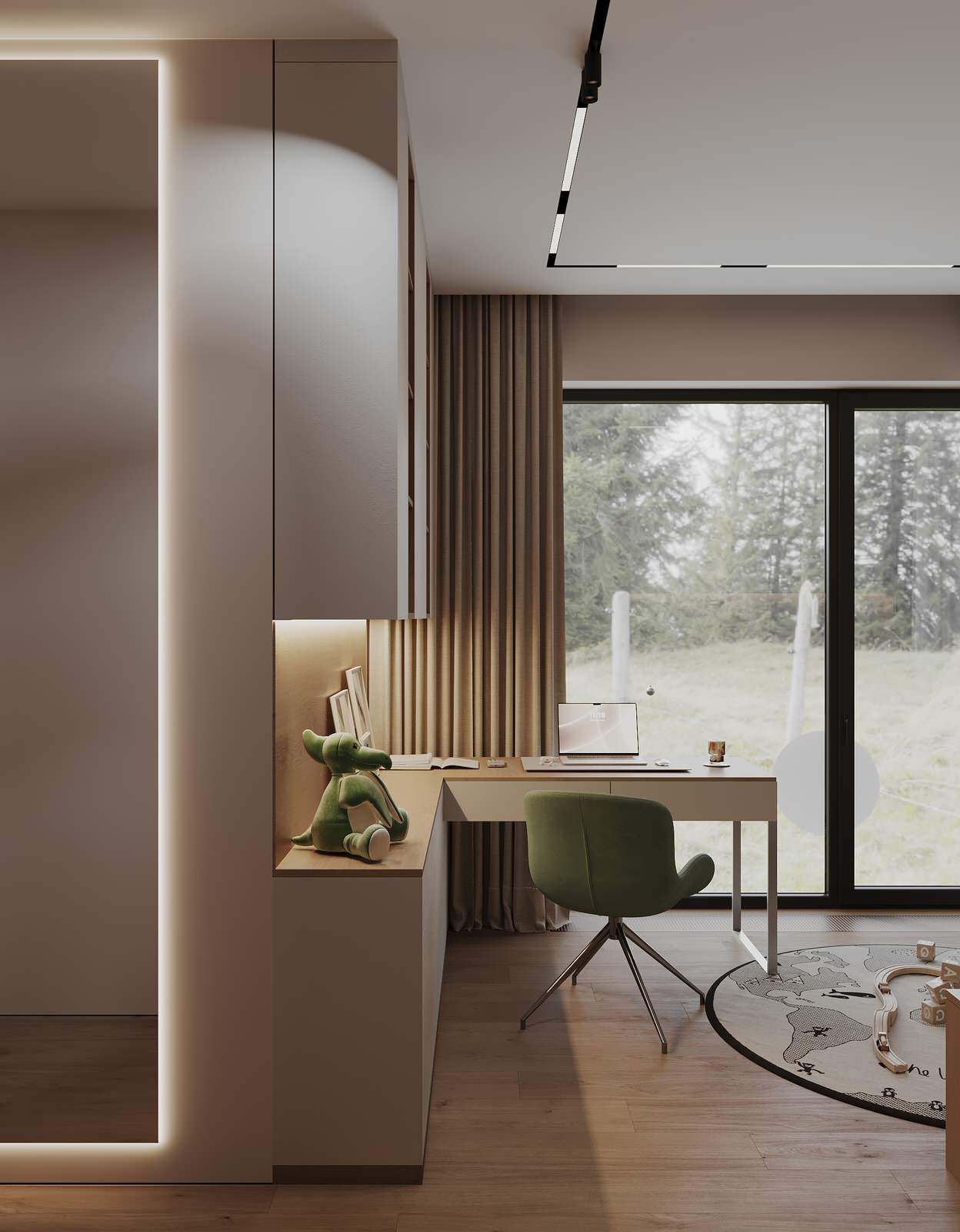 Интерьер дома в КП Урман