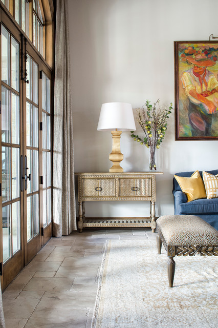 French Country Modern mediterraneen-salon
