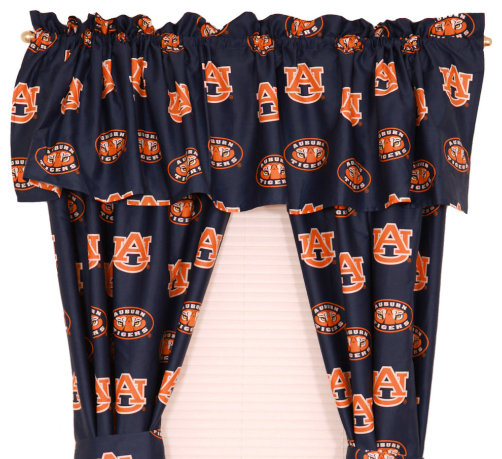 Auburn Tigers Printed Curtain Panels 42"x63" Traditional Curtains