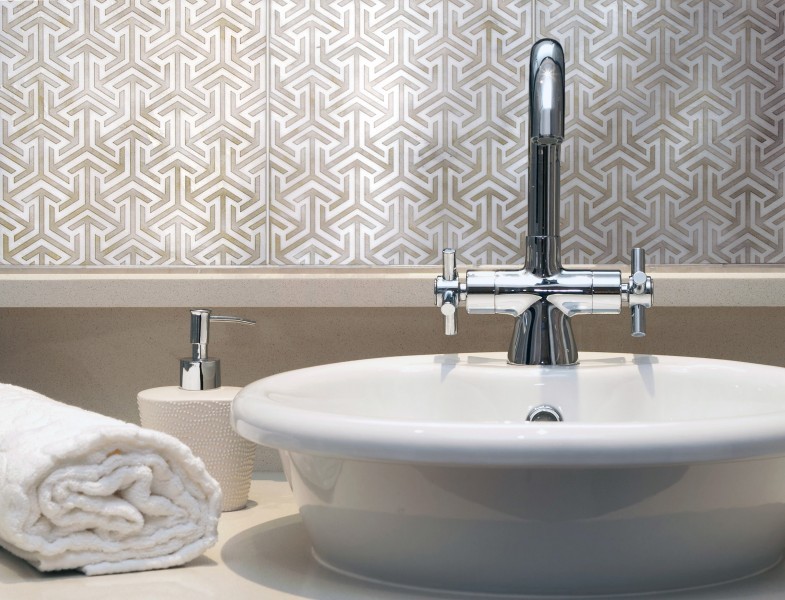 Bathroom - rustic bathroom idea in Orange County