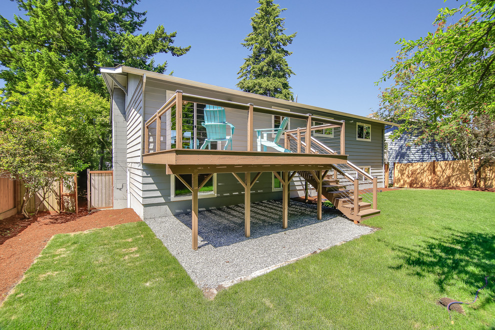 Example of a classic deck design in Seattle
