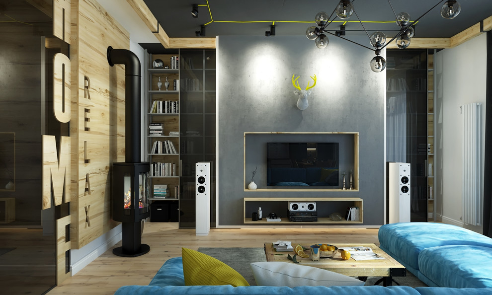 Лофт гостиной