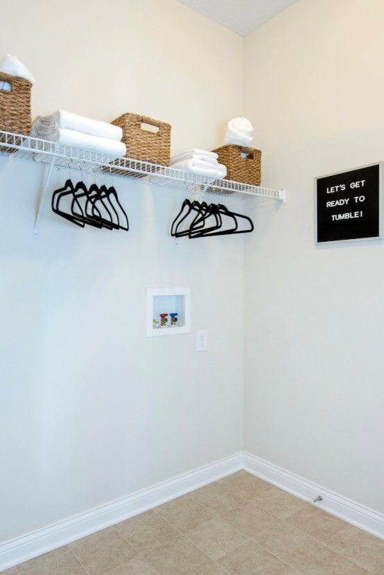 Inspiration for a transitional laundry room in Columbus.