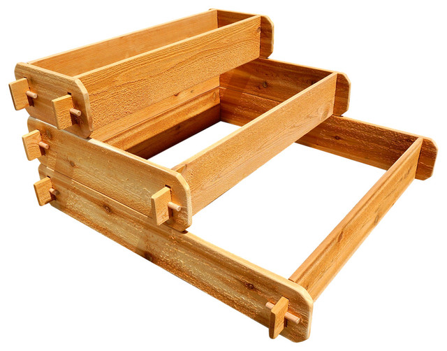 Raised Bed Kit 3 Tier 1x3 2x3 3x3 Western Red Cedar