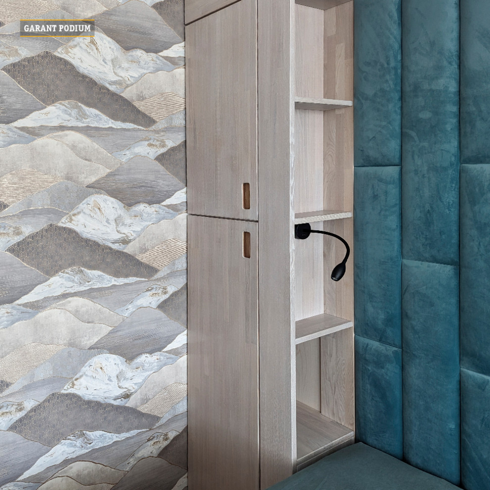 Подиум-кровать со шкафом