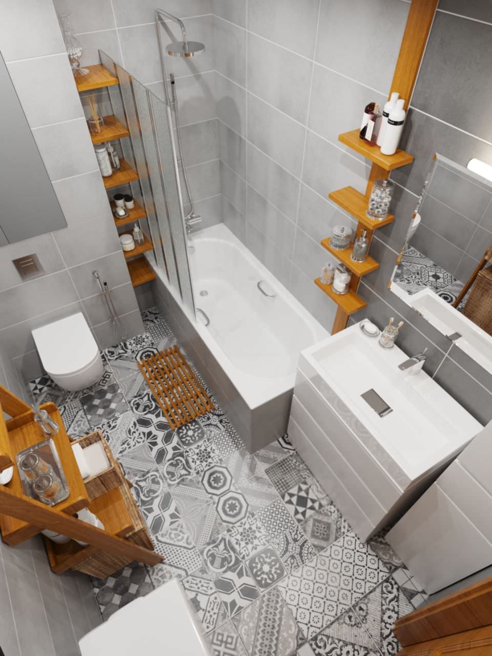 Дизайн совмещенного санузла