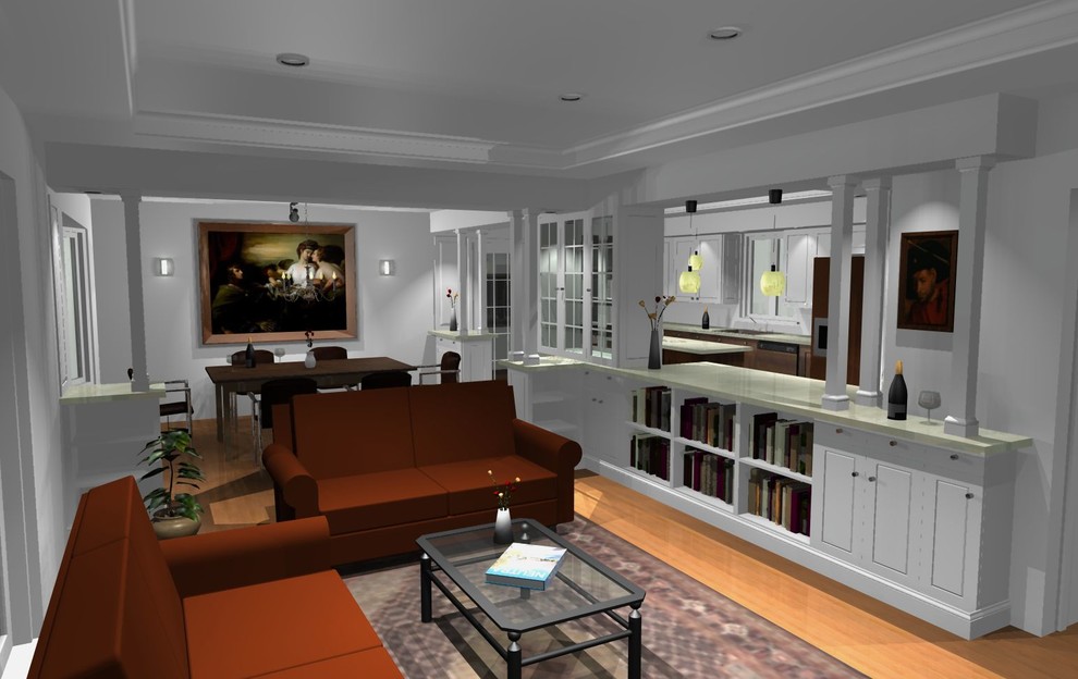 Kitchen Family Room Renderings