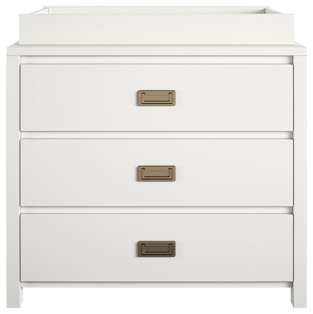 Little Seeds Monarch Hill Haven 3 Drawer White Changing Dresser