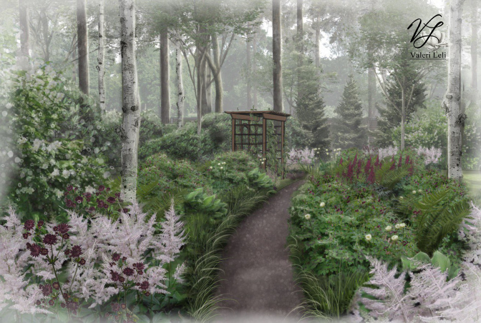 Лес под луной