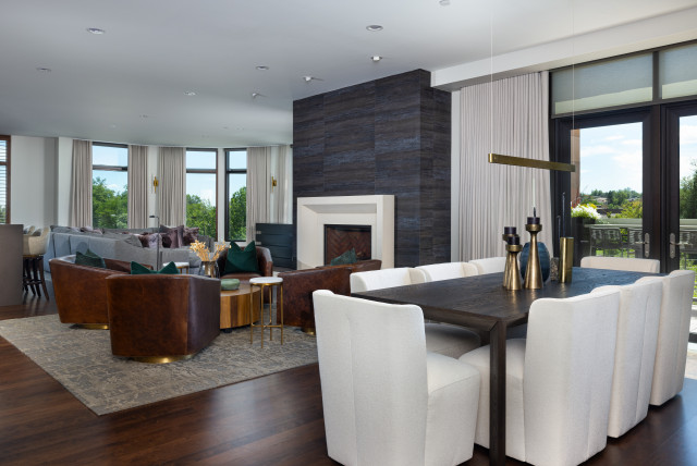 Boulder Contemporary Condo modern-esszimmer