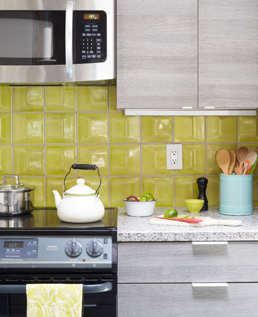 Hexagon Haus - kitchen retro-koek
