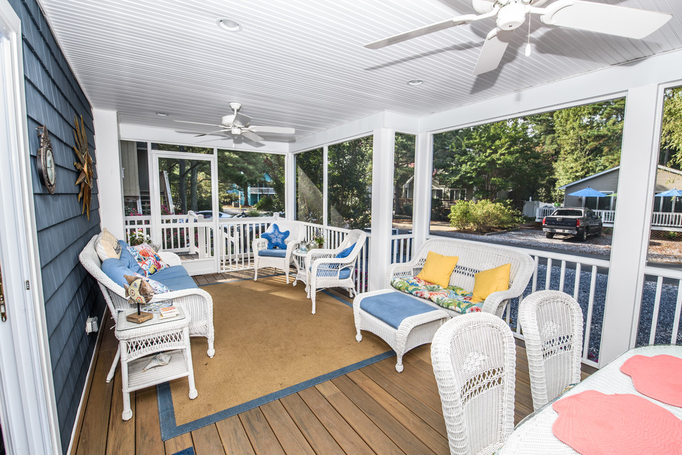Finished South Bethany screened porch