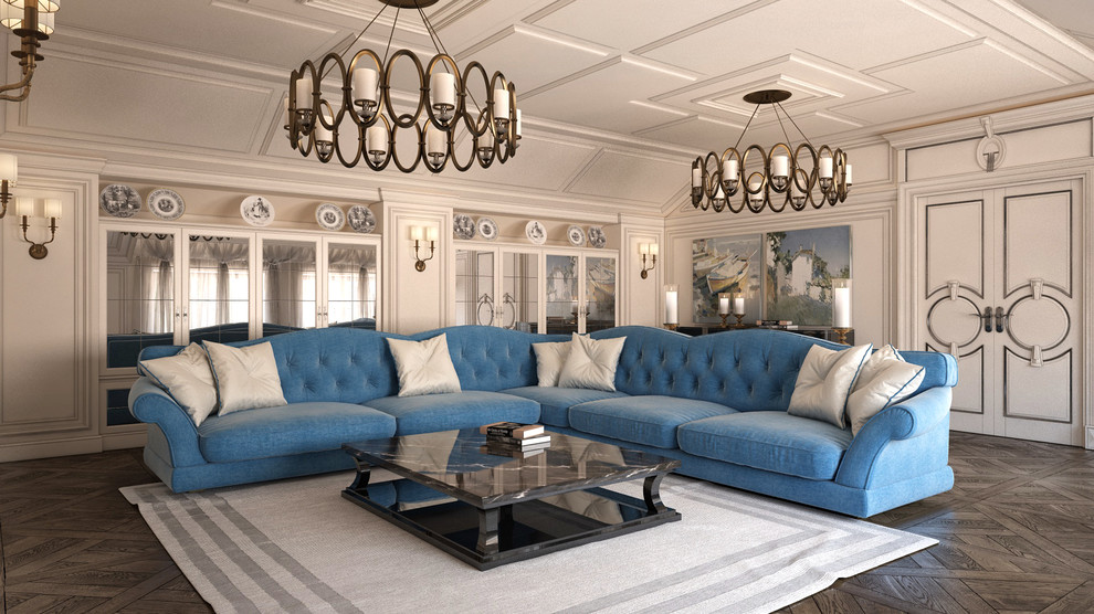 Гостиная. Усадьба  3000 кв.м – Россия, Подмосковье