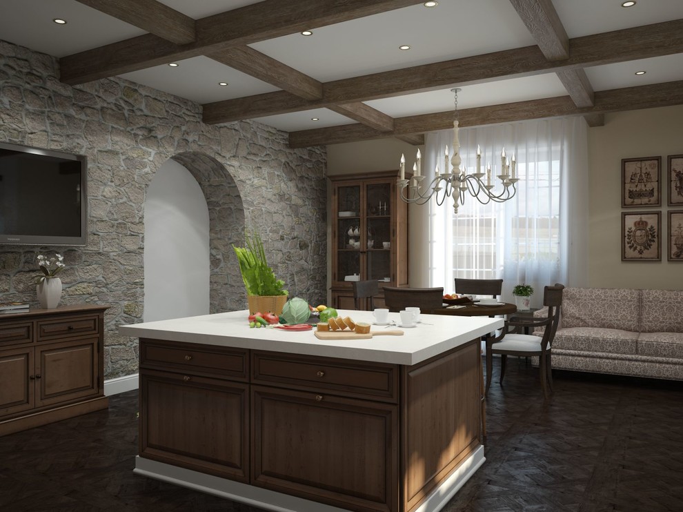 Деревенский стиль в поселке "Петровские аллеи"