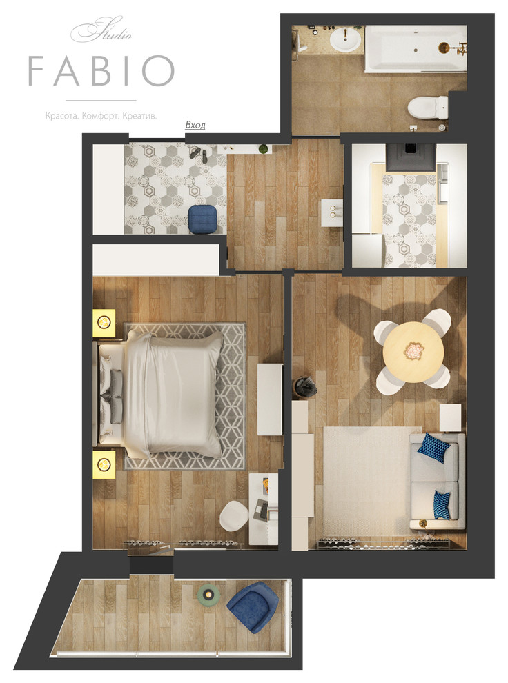 Квартира для продажи в московской новостройке