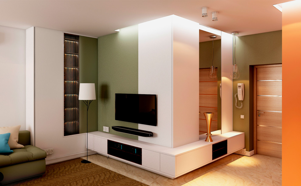 СТИЛЬНЫЙ МИНИМАЛИЗМ (гостиная, кухня-столовая)