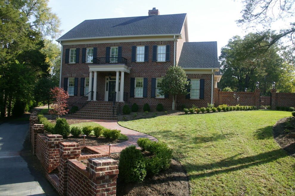 Transitional exterior home photo in Charlotte