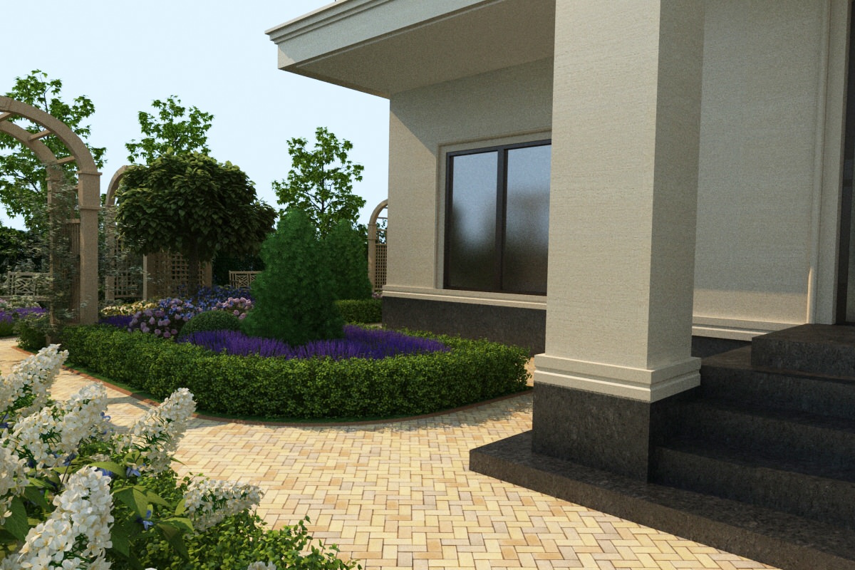 3D визуализация участка 12 соток