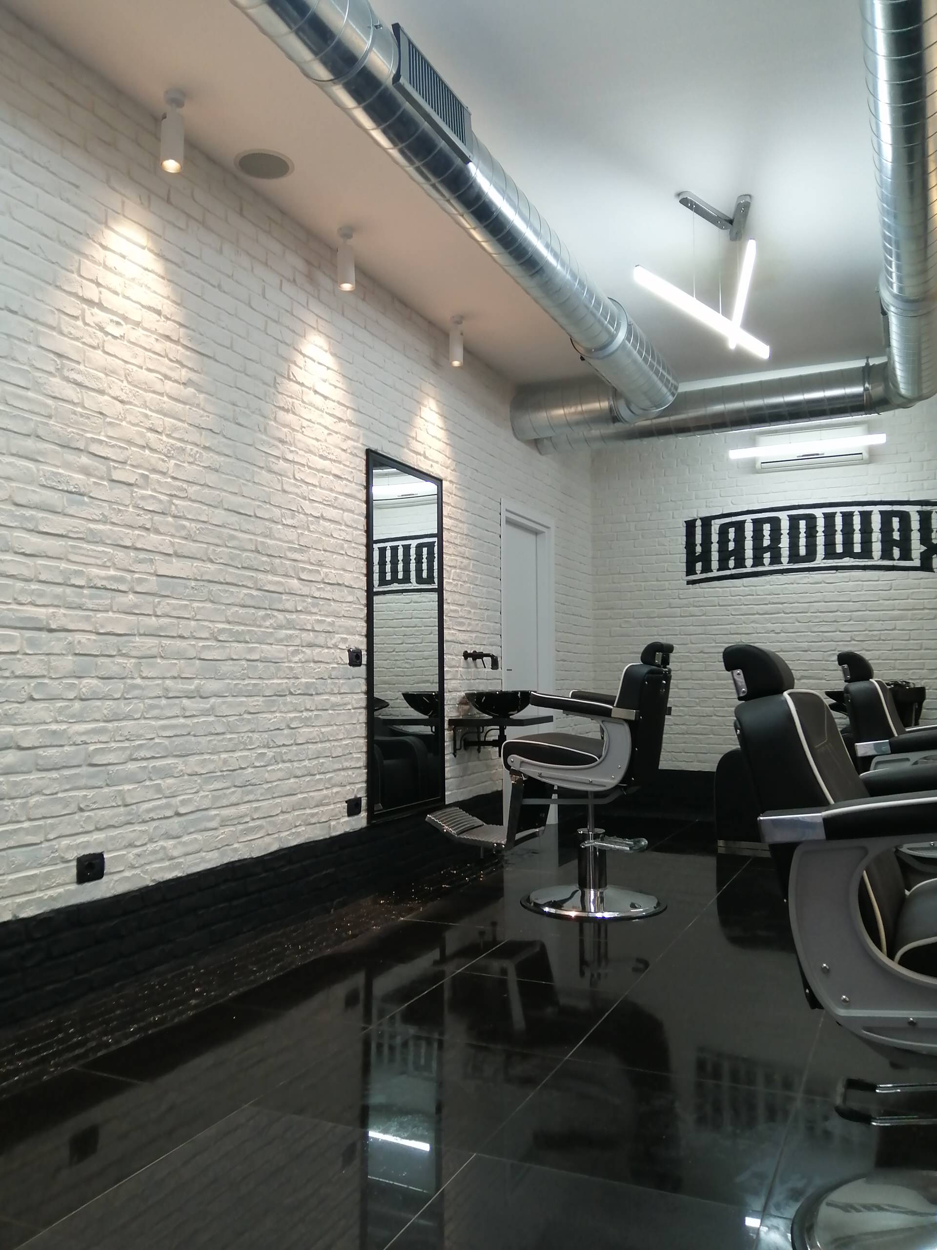 Barber shop industrial style