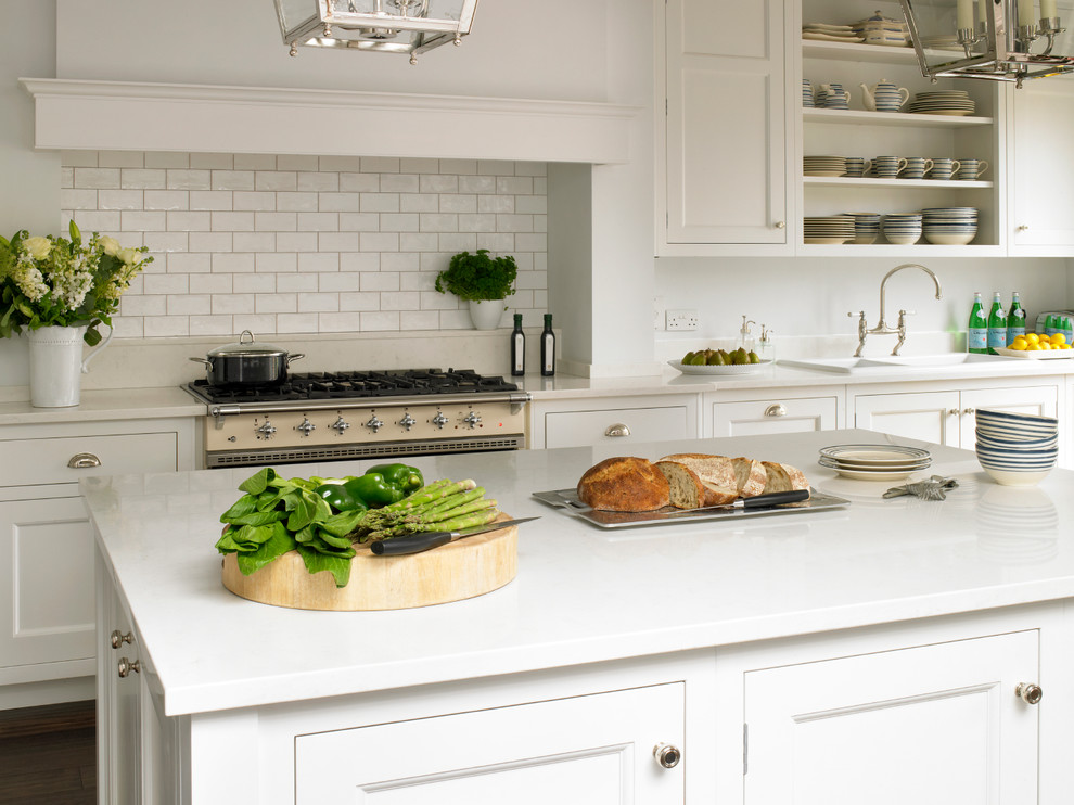 This is an example of a traditional kitchen in London.