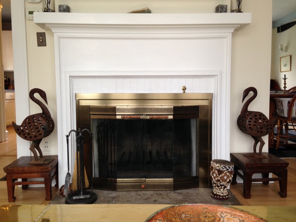 American Four Square Remodel, Shorewood, WI, Fireplace