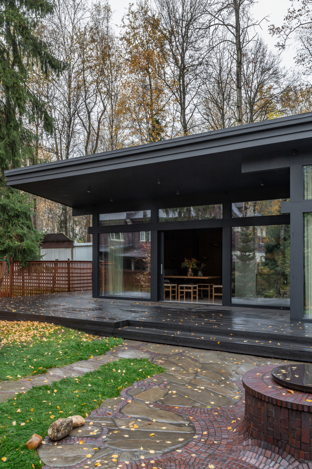 Современный банный дом 67 м² в Подмосковье