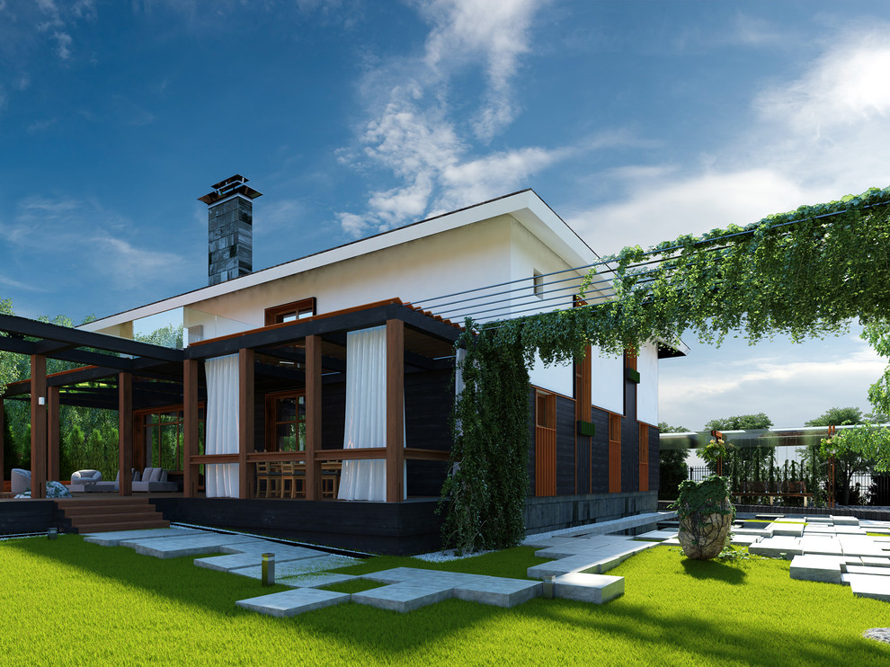 Реконструкция дома с благоустройством территории, М.О., Красногорский район